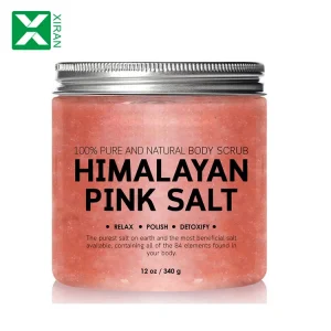Hot selling himalayan salt body scrub natural body sugar scrub exfoliate skin whitening boby scrub