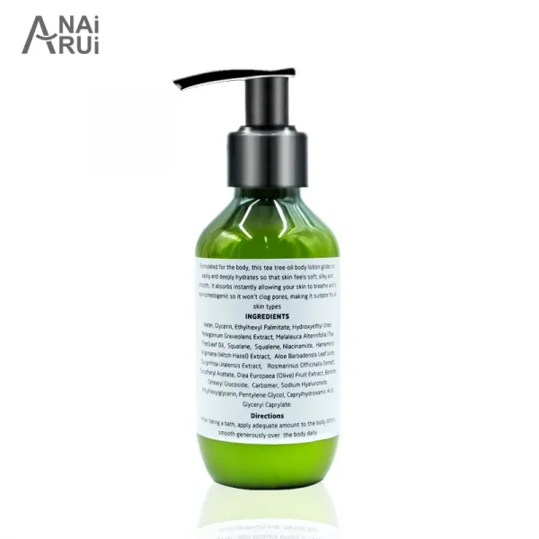 Top Quality Tea Tree Oil Body Lotion For Dry Skin Moisturizing  And Whitening Body Lotion