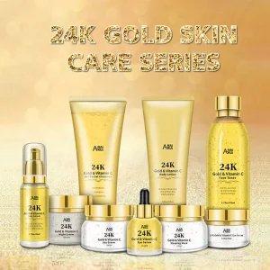 Private Label SkinCare Set Skin Care Gift Set 24k gold Cosmetic Skin Care Set
