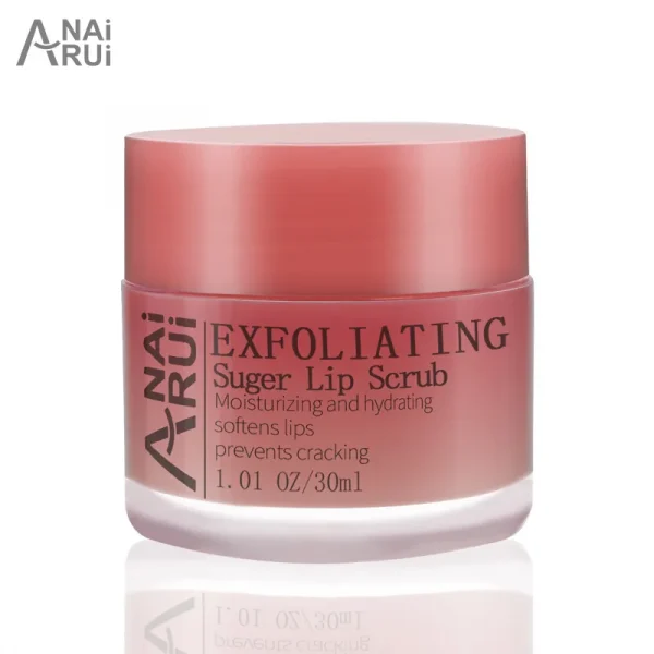 OEM Wholesale private label natural Lip Lines organic vegan lip care exfoliator strawberry pink sugar lip scrub - Image 2