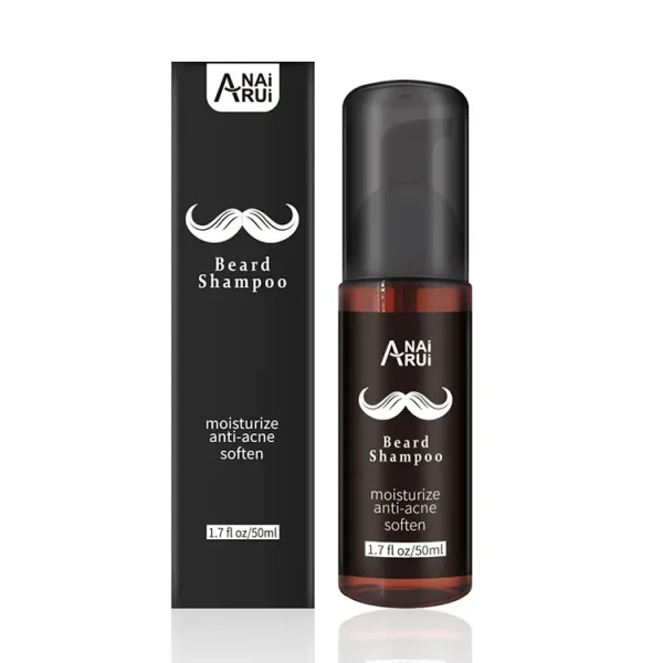 Private Label Natural Organic Moisturize Anti-Acne Beard Shampoo for Men Bread Care Soften