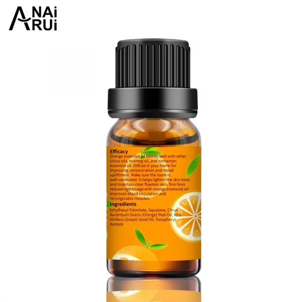 OEM 100% Pure Natural Essential Oils Aromatherapy Diffusers Oil Relieve Stress Massage Orange Essential Oil - Image 2