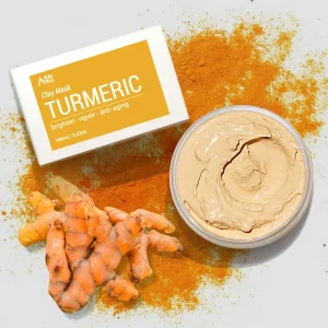 Private Label OEM Chinese Supplier Skin Care Brightens Repairs Anti-Aging Turmeric Clay Mud Mask