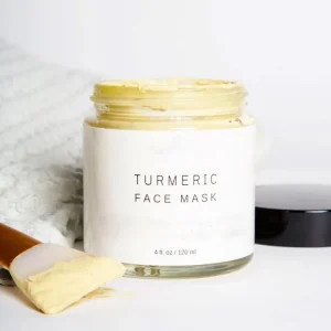 Best Skin Brightening Detoxify Refreshing Natural Turmeric face clay mask Removing Acne Turmeric Organic Mud Mask