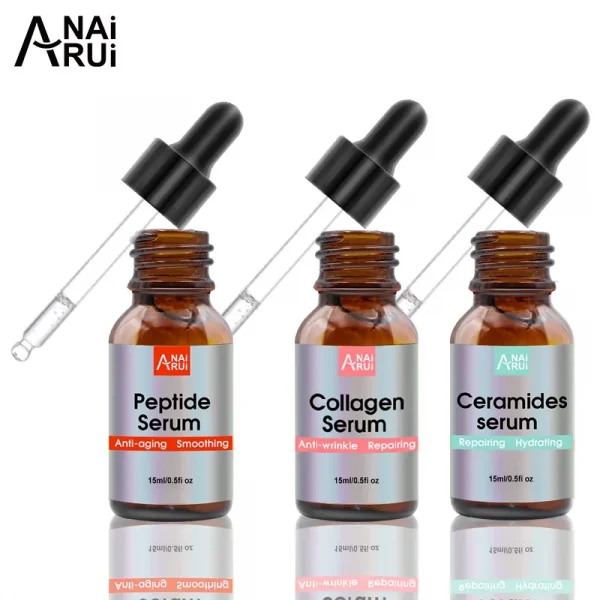 OEM Face Serum Collagen Peptide and Ceramide Facial Serum for Dry Skin