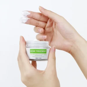 Private Label Skin Cystic Acne Treatment Cream and Acne Scar Remover Natural Acne Spot Pimple Cream
