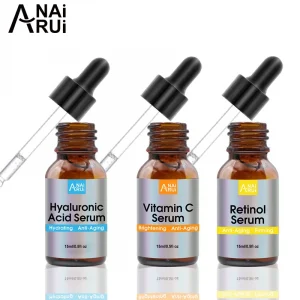 OEM Skin Care Whitening Organic Hyaluronic Acid Essence Moisture Facial Serum Vitamin C Face Serum
