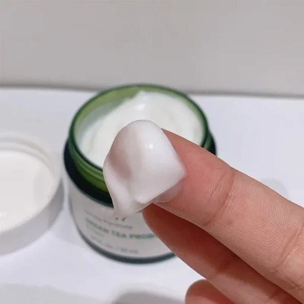 Face Cream OEM ODM Origin Natural Green Tea Probiotics Skin Lightening Cream Moisturizing Green Tea Cream - Image 2