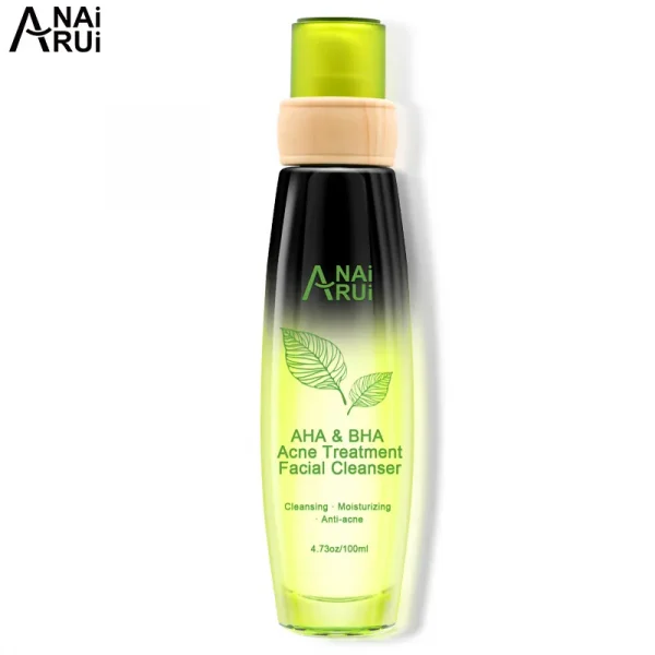 AHA & BHA Acne Treatment face Cleanser - Image 2