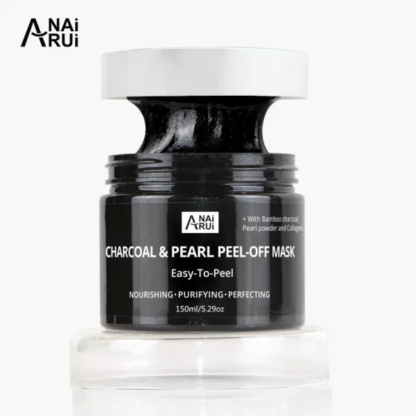 Private Label Active Charcoal Deep Cleansing Facial Mask Blackhead Remover Peel-off Charcoal Mask - Image 2