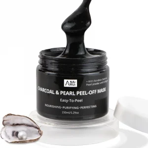Private Label Active Charcoal Deep Cleansing Facial Mask Blackhead Remover Peel-off Charcoal Mask