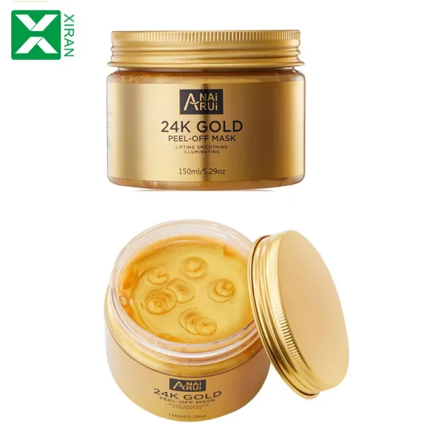 Beauty Korean Cosmetics 24K Gold Peel Off Collagen Facial Mask for Skin Care - Image 2