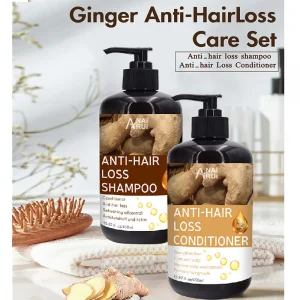 Natural Ginger Shampoo Without Silicone Oil Deep Cleaning Dandruff Nourishing Oil-Control Itching Health Hair Care