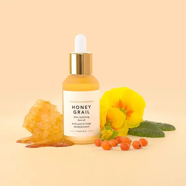 Bee Hydrating Honey Face Oil Moisturizer for Dry Skin - Image 2