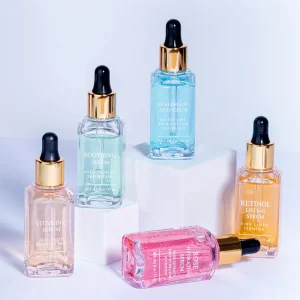 Serum Series Hyaluronic Acid Vitamin C Whitening Face Skin Care Rose Nourish 24k Gold Firm Soothing Repair Face Serum