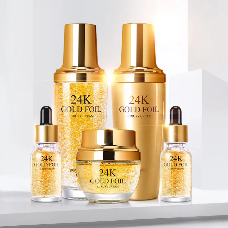 Private Label SkinCare Gift Set 24k gold Skin Care Set