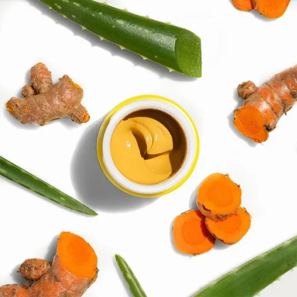 Facial Mask Vitamin C Clay Mask With Turmeric + Aloe Vera Mud Mask - Image 3