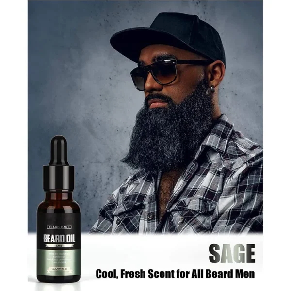 4 Pack Mustaches Growth Beard Oil Growth Kit With Own Label - Image 2