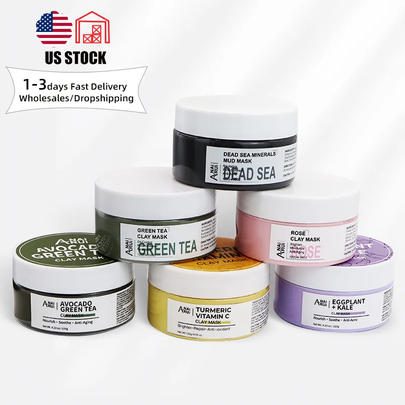 Private Label OEM 100% Herbal Natural Australian Pink Powder Clay Mask Organic Rose Clay Face Mask