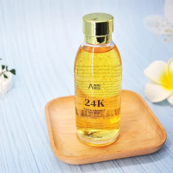 OEM ODM Facial Collagen Moisturizing Essence Lift Firming Anti-aging Anti-wrinkles Whitening Face Skin Care 24k Gold Serum - Image 2