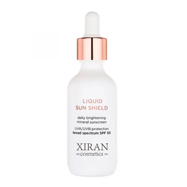 Private Label Facial Body Liquid Sun Shield Brightening Long Lasting 100% Mineral Sunscreen SPF 50 - Image 2