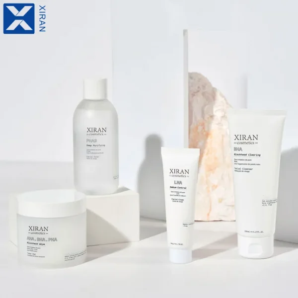 Private Label Pore Care Skincare AHA BHA Both Water-soluble and Fat-soluble Exfoliators Face Care Set - Image 3