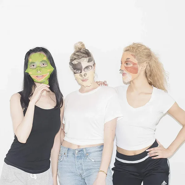 OEM Private Label Pet Cat Character Face Spa Mask Party Gifts Fun Animal Facial Korean Sheet Mask - Image 2