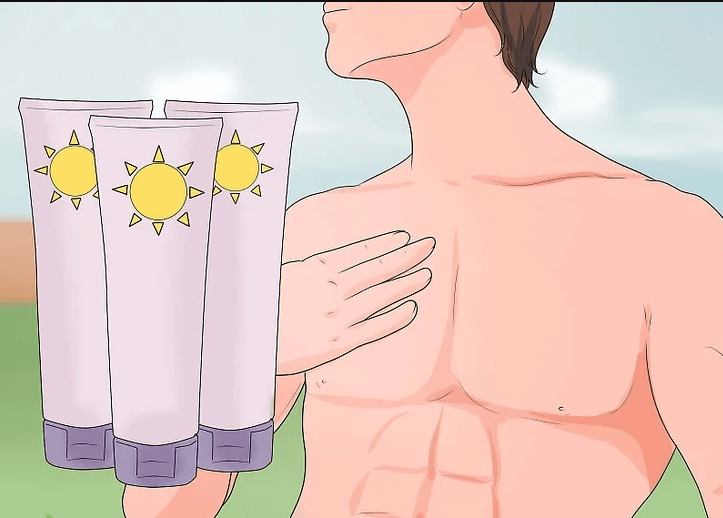 apply sunscreen