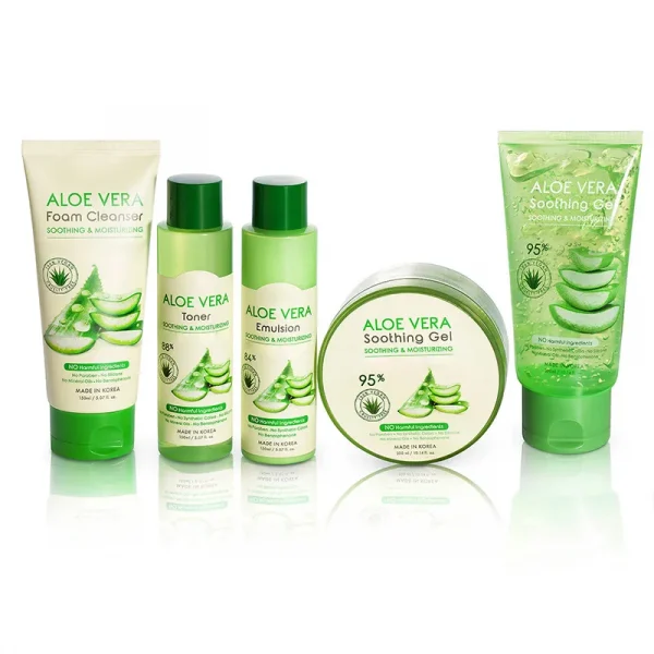 Aloe vera gel set skin care manufacturer
