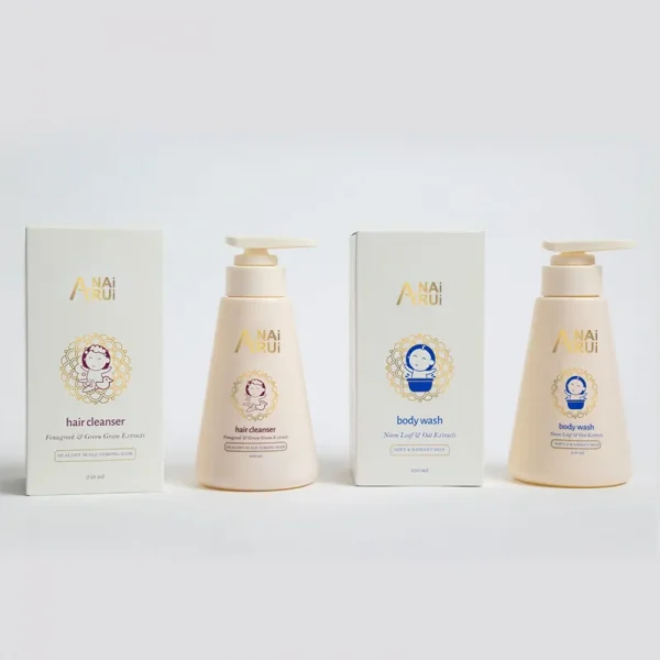 Oem Baby Whitening Skin Care Set Original Natural Body Massage Oil Baby Wash And Body Butter Body Care Set - Image 3