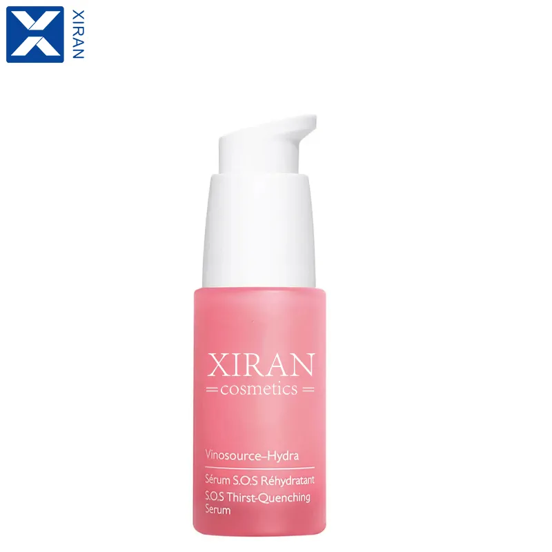 Face Serum Private label OEM Custom 97% natural Prebiotic Grape Water Hydration all day Hyaluronic Acid Serum