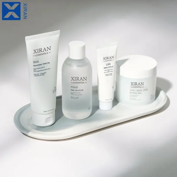 Private Label Pore Care Skincare AHA BHA Both Water-soluble and Fat-soluble Exfoliators Face Care Set