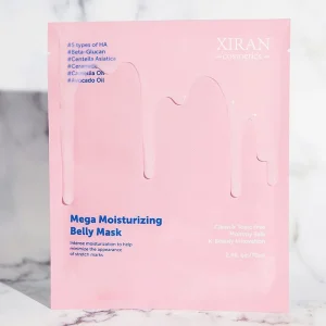 Moisturizing Belly Sheet Mask With Avocado & Camellia Oils Reduce Stretch Mark Maternity Skin Care Belly Mask