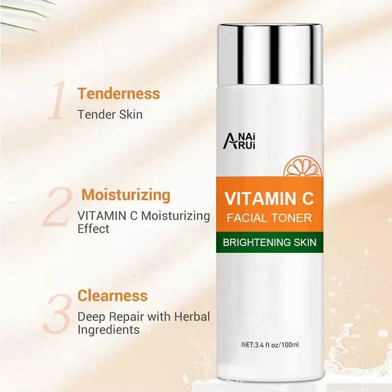 OEM Anti Aging Face Spray Pore Minimizer and Calming Skin Treatment Moisturizers Natural Vitamin C Facial Toner