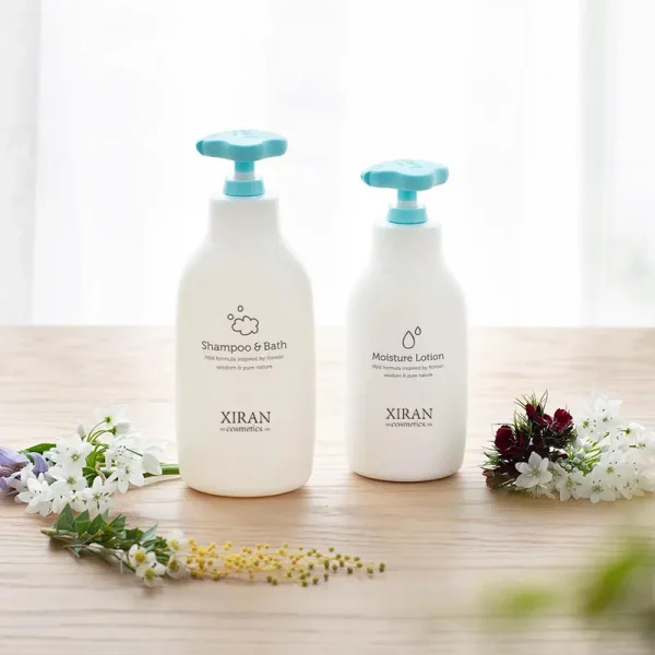 Custom Organic korean 2 in 1 Naturally Mild subacid formula body Bath and Baby Shampoo for 0-24 Months - Image 2