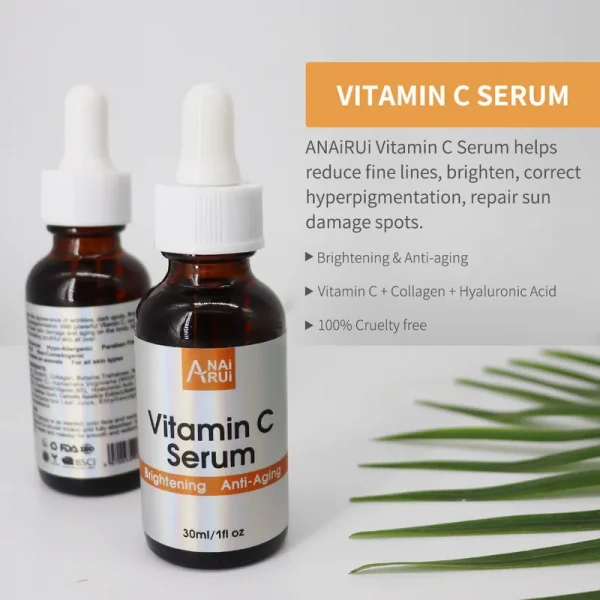 Private Label Organic Collagen Brightening Anti-Aging Facial Serum Whitening Vitamin C Serum For Skin Care Face Serum - Image 2