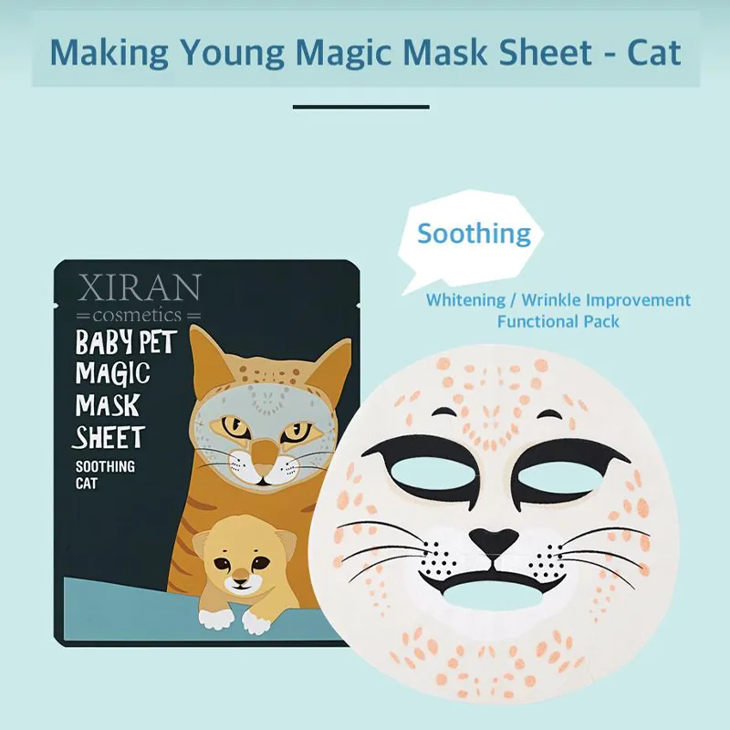Masque De Protection En Tissu Motif CHATS – Avec 1 Filtre HEPA Aux Ions D’argent, Lavable Et Réutilisable
