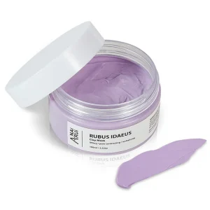 Brigntening Anti-Aging Rubus Fruticosus Purple Clay Face Mask Mud Facial Mask