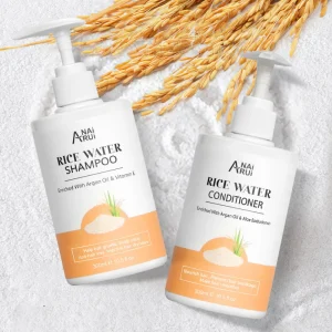 Rice water for hair shampoo