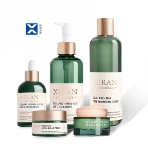 Wholesale Natural Vegan Organic Squalane and Amino Aloe Gentle Oil-control Skin Care Set Private Label