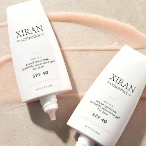 Vegan Clear Facial Sunblock SPF 40 With Vitamin E Outdoor Sunscreen In Summer