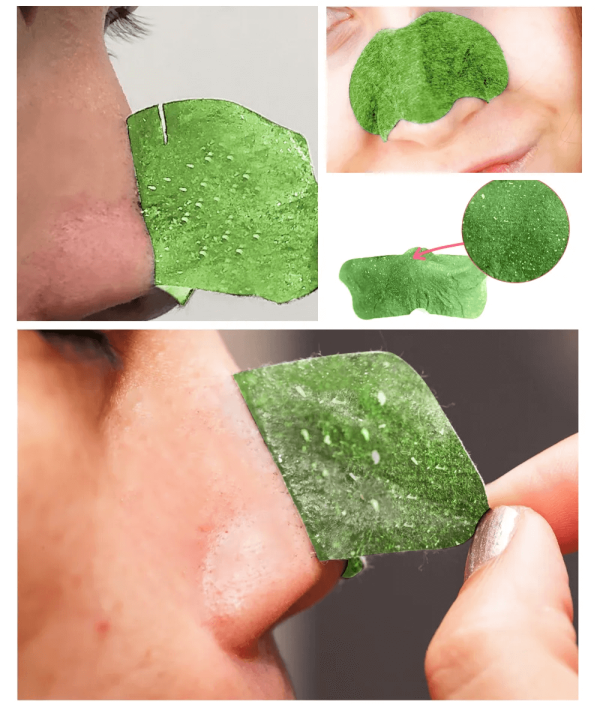 Customized Tea Tree Deep Cleansing Blackhead Remover Nose Strips Peel off Mask - Image 3