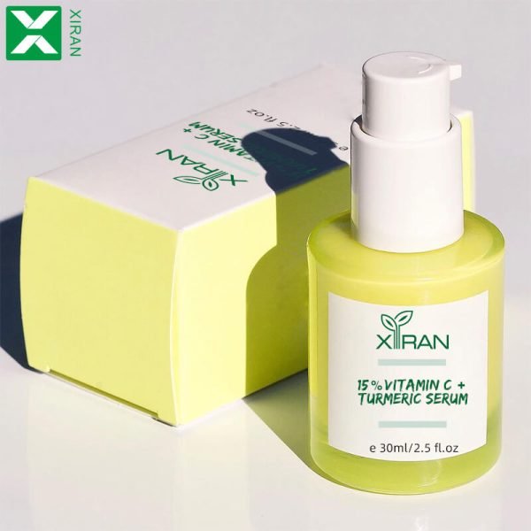 Private Label 15% Vitamin C and Turmeric Brightening Anti Acne Serum - Image 2