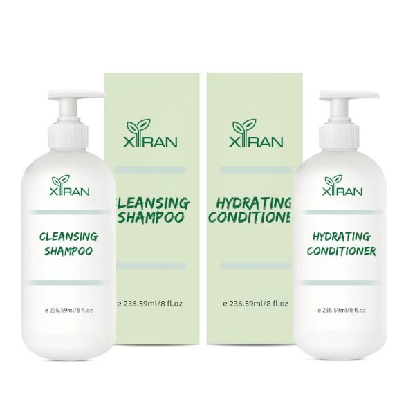 Private Label Curly Hair Care Organic Shampoo And Conditioner Set Moisturizing Avocado Rosemary Shampoo and Conditioner