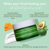 private label avocado retinol under eye mask reduce dark circles wrinkles anti aging
