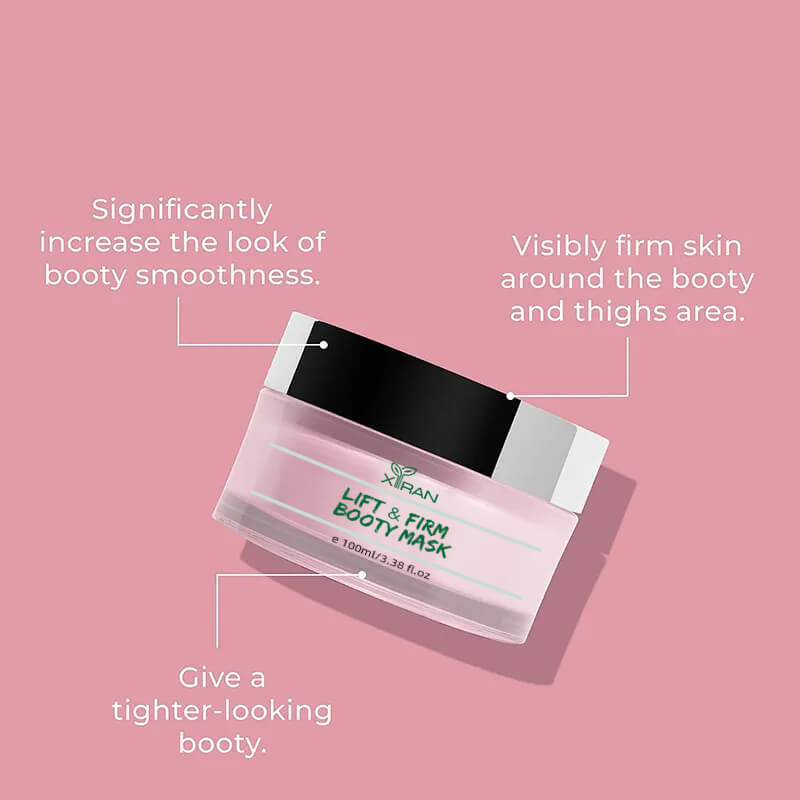 private label anti cellulite leave on lift & firm booty mask