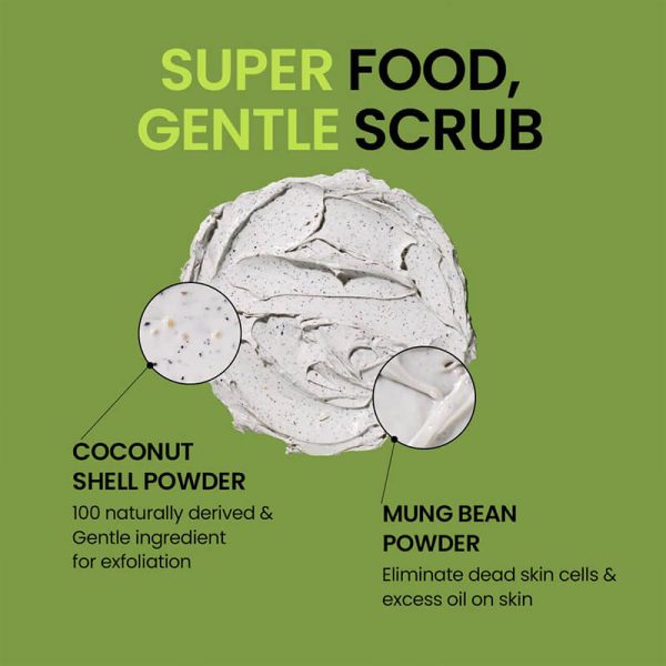 private label organic detoxifying brightening mung bean pore clay mask