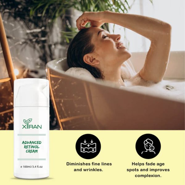 private label facial brightening & anti wrinkles advanced retinol cream