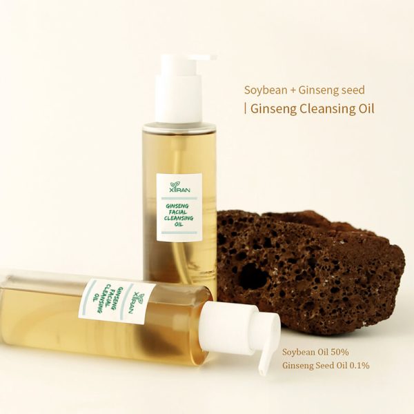 private label natural organic facial ginseng cleansing oil