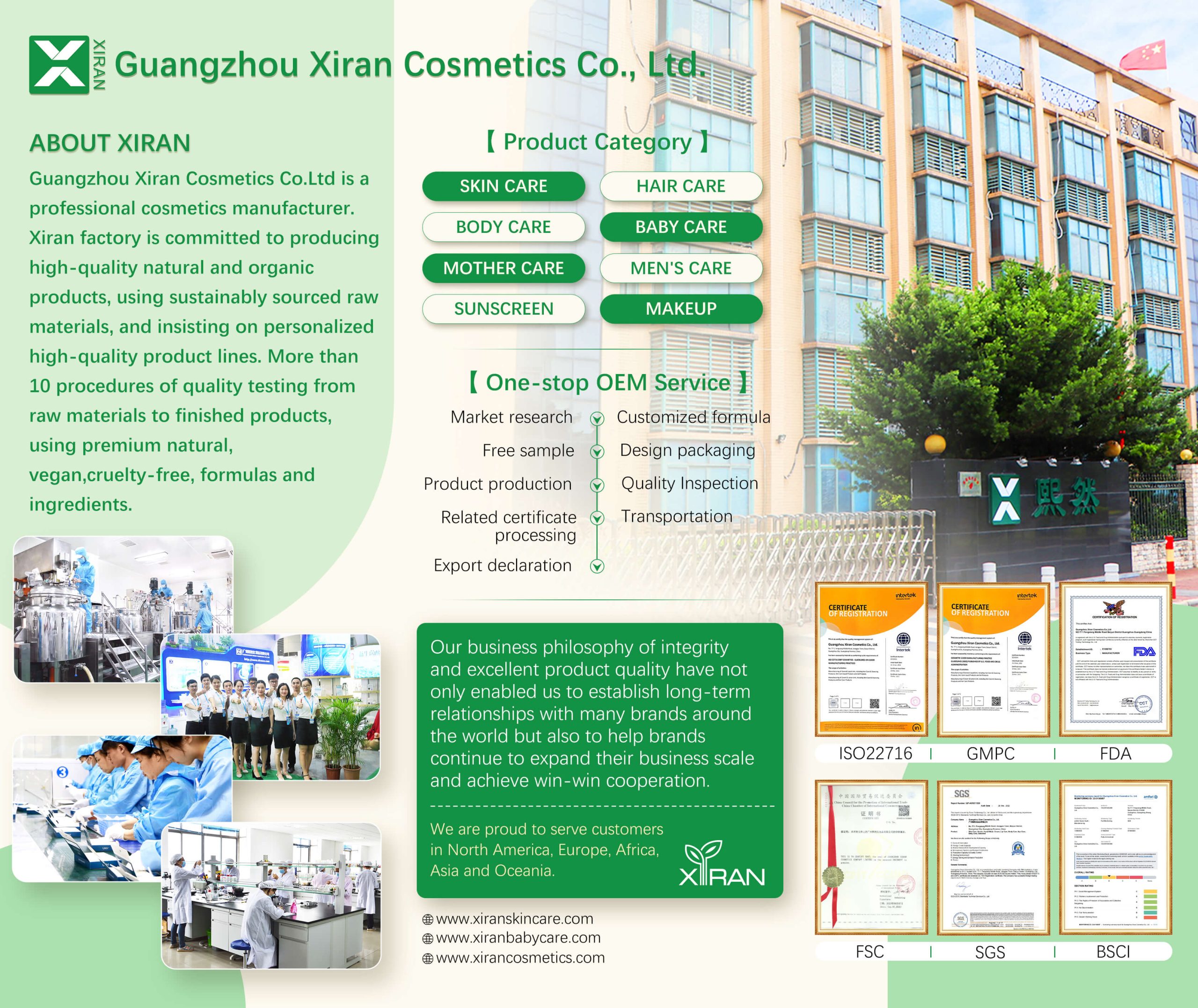 Guangzhou Xiran Cosmetic Co.,Ltd